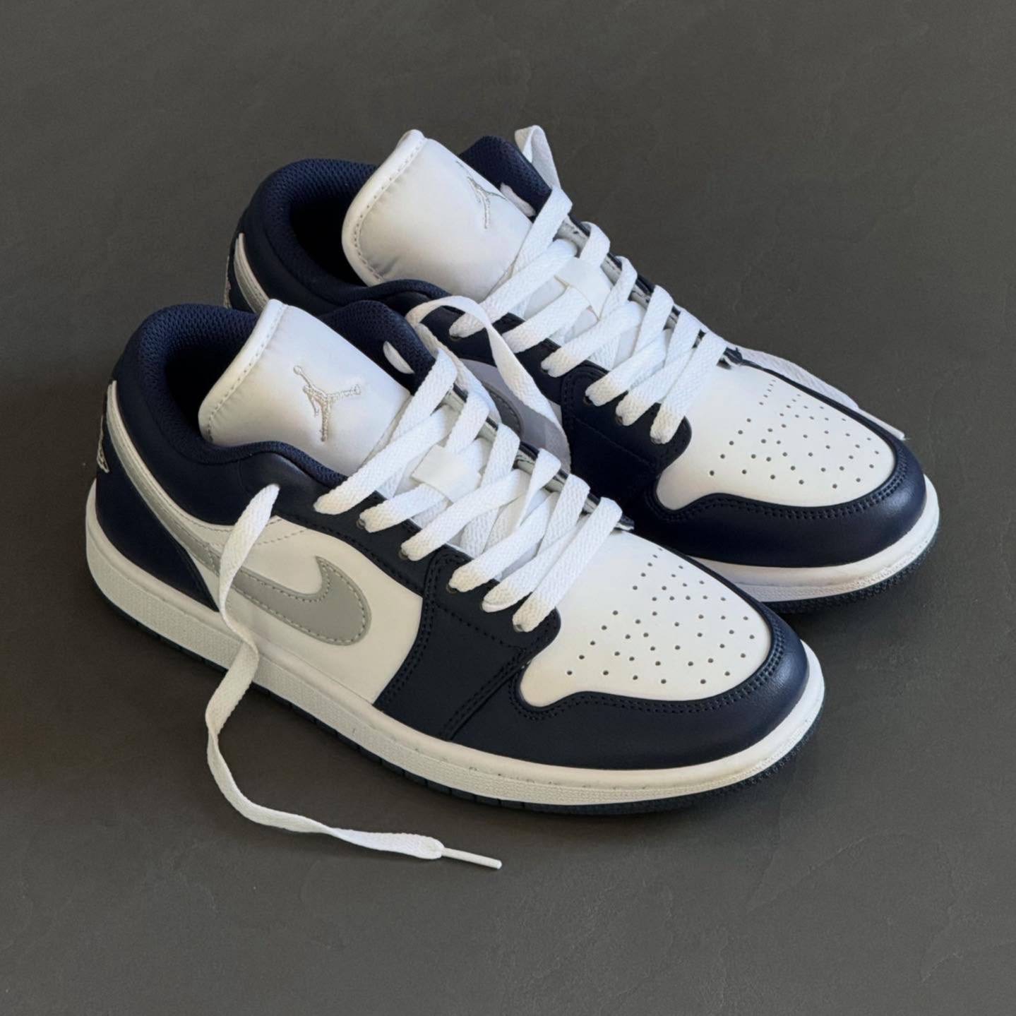 نایک ایر جردن وان سرمه ای Nike Air Jordan 1 Low