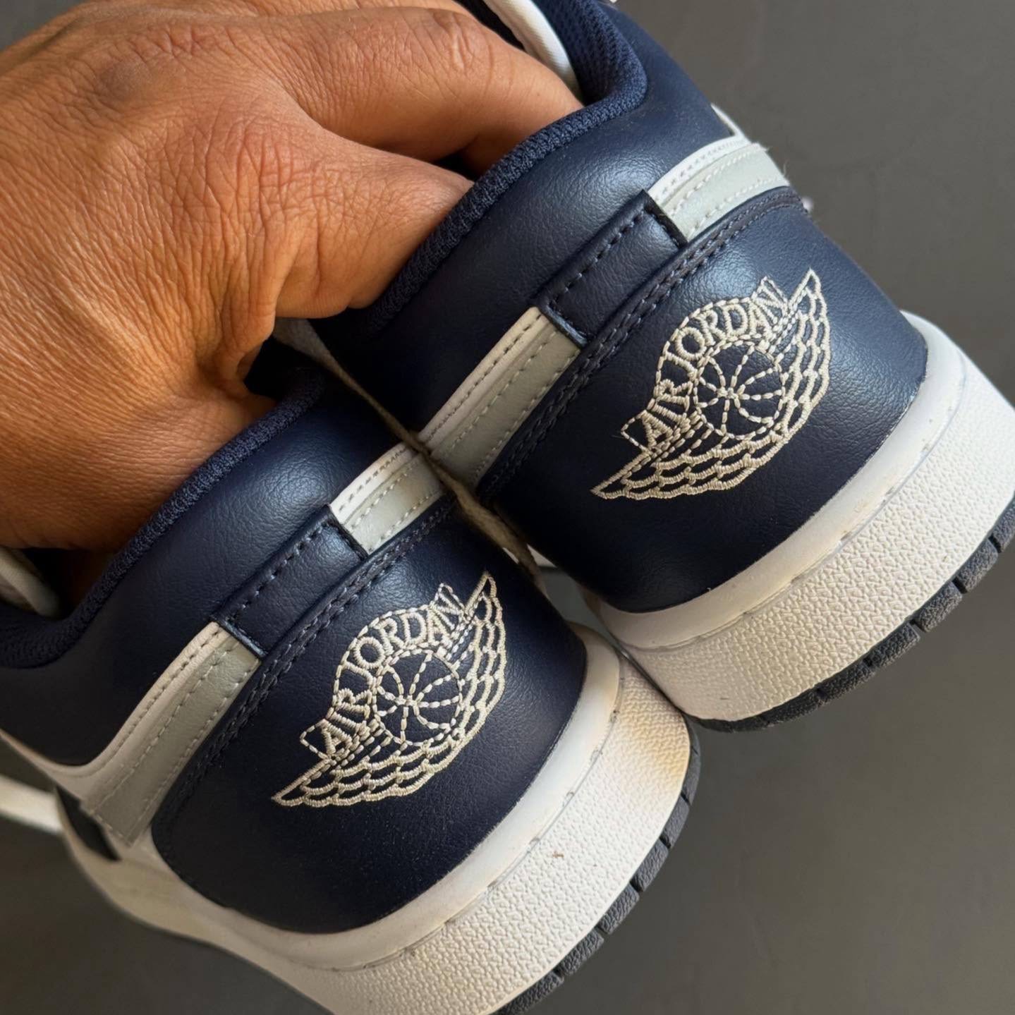 نایک ایر جردن وان سرمه ای Nike Air Jordan 1 Low
